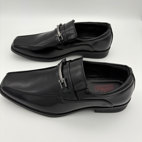NWOB Dexter Comfort Memory Foam Crosby Black Dress Shoe w/ Buckle Accent - Picture 5 of 10